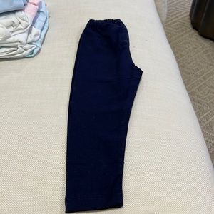NWT girls navy blue leggings
